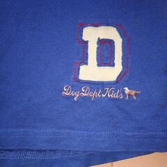 タグ付き【95】Dog Dept Kids　Ｔシャツ　青の画像