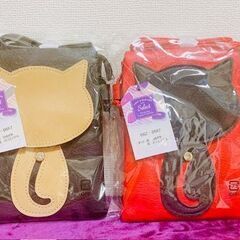 新品・未使用 / ネコ好きサン必見！ネコと一緒にお出かけ♡アンティーク調ミニショルダーバッグの画像