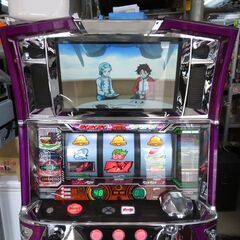 パチスロ実機 エウレカセブン アネモネパネル  コイン不用機 ドアキー・設定キー付 スロット機 クレカ決済可能│江別市のリサイクルショップドロップの画像