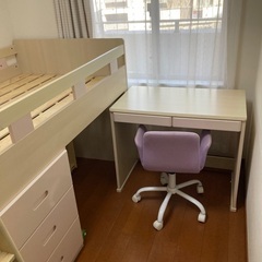 ロフトベット&勉強机