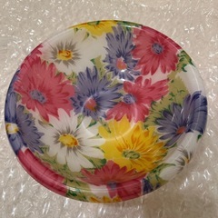 🌸花柄　アクリル　洗面椅子&洗面器🌸の画像