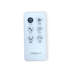 25Y012 ジ4 THREEUP スリーアップ 衣類乾燥機能付 サーキュレーター ヒート＆クール HC-T1805 2021年製 中古品の画像