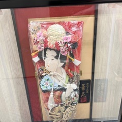 正月飾り　羽子板飾り　桃の節句の画像