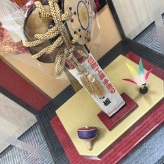 正月飾り　羽子板飾り　桃の節句の画像