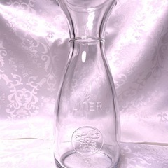 【未使用】ガラスデカンタ2点②の画像