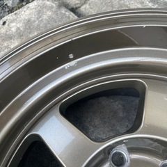 ロックガン　ホイール　TE37風の画像