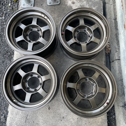 ロックガン　ホイール　TE37風