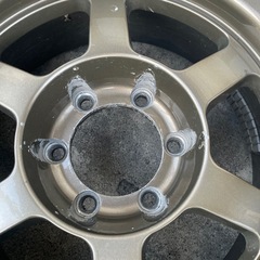 ロックガン　ホイール　TE37風の画像