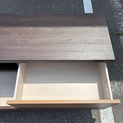 ニトリ テレビ台 ローボード ランダム 120 LB ダークブラウンの画像