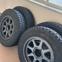 【最終値下】ジムニータイヤ&ホイールセットの画像