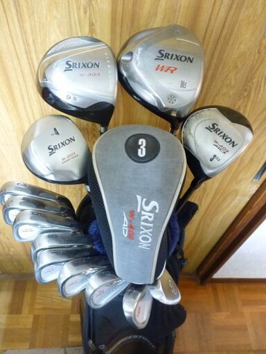 【最安値挑戦】 豪華☆SRIXON☆WR☆W-404☆I-403AD☆ゴルフセット (トコロ) 三咲 クラブ