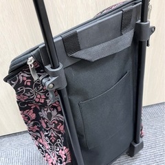 【無料！！】大容量　お買い物キャリー　買い物カート　花柄 の画像