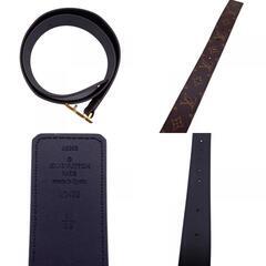 ルイヴィトン LOUIS VUITTON ベルト モノグラム LVイニシャル