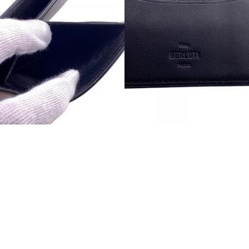ベルルッティ Berluti マネークリップ カリグラフィ ブラウン