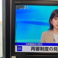 SONY BRAVIA　20型の画像