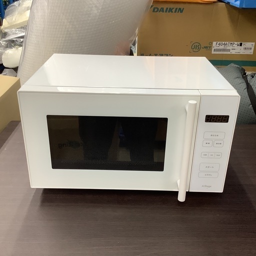 電子レンジ A-stage DRF-S18HFA 2021年製 フラットテーブル