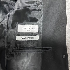 LES MUES WASHABLE スカートスーツ ブラック Mサイズ
の画像