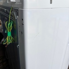 全自動電気洗濯機 SHARP ES-GE5E-W 2021年製 (green tea) 有佐の