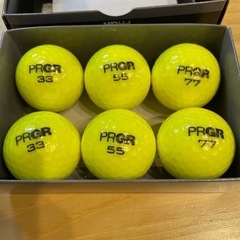 【未使用】PRGR ゴルフボール 6個セット