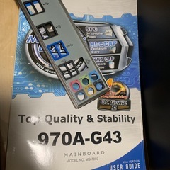 マザーボード　MSI 970A-G43の画像