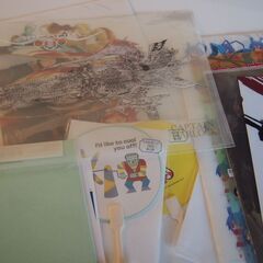アニメ　キャラクター　クリアファイル　他　葉書　まとめの画像