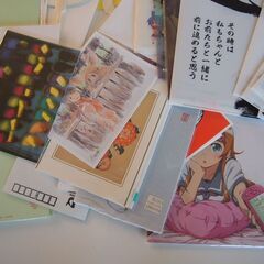 アニメ　キャラクター　クリアファイル　他　葉書　まとめの画像