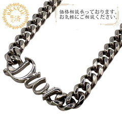 ディオール Dior ネックレス ロゴ シルバー