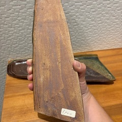 無名陶芸作家の長皿の画像
