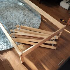 IKEAのベッドフレーム＆すのこお譲りします。の画像