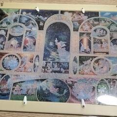 ステンドアート　ディズニー　オールキャラクター　ドリーム パズル　500ピース　額付きの画像