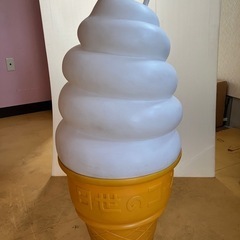 ソフトクリームの照明