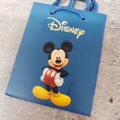 【未使用】Disney/ディズニー ミッキー ミニー ミニ紙袋 ミニショップ袋の画像
