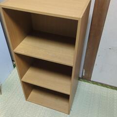 木目調カラーボックス