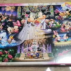 新品未開封品　ディズニー　ステンドアートパズル　永遠の誓い〜ウエ...