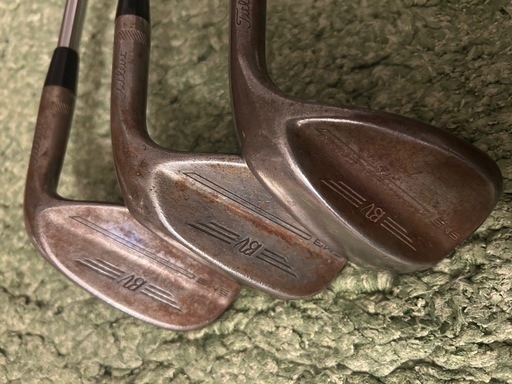 取引中　
タイトリスト ボーケイ SM9 48. 54. 60. ノーメッキ ウエッジ 3本セット