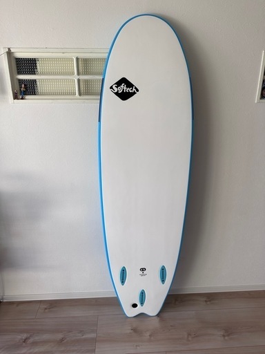 超美品・Softech ソフトボード 6.6ft サーフボードミッド