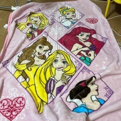 プリンセスハーフ毛布美品💕