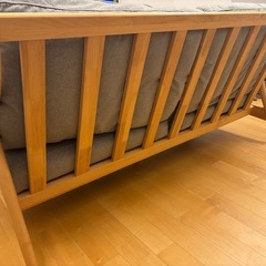 ニトリ３人掛けソファの画像