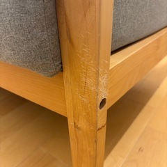 ニトリ３人掛けソファの画像