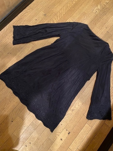 Faye minimum ワールド黒レースブラウスワンピースチュニック