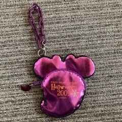 Disney ★ ハロウィン 2009 ミニー　スパンコールコインケース　希少の画像