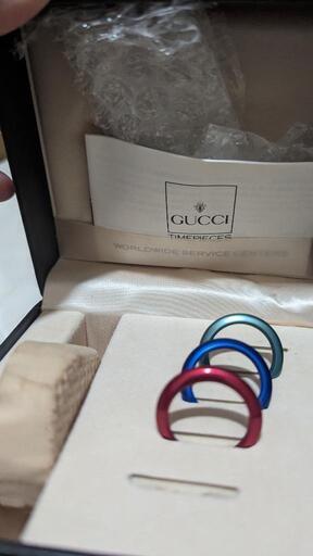 希少品 美品 GUCCI グッチ チェンジザベゼル 替えリングのみ あいみょん 超希少品 GUCCI グッチ チェンジベゼル 腕時計 シルバー あい