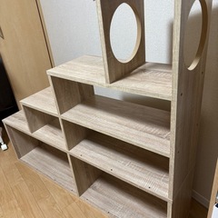 LOWYA キャットウォーク付　壁面収納　ロウヤの画像