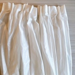 【美品】ニトリ カーテン セット レース アジャスターフックの画像