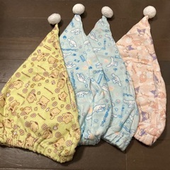 タオルキャップ  4枚 サンリオ マイメロ シナモン プリン