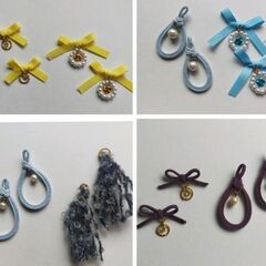 ハンドメイドイヤリング　1つ200円の画像