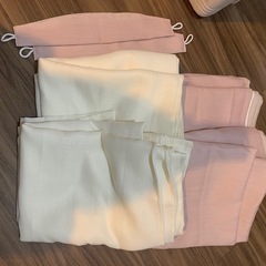カーテン　ピンク　4枚セット