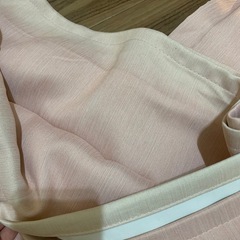 カーテン　ピンク　4枚セットの画像