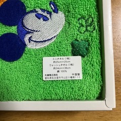 ディズニー　タオル　ミッキー　ミニタオル　ウォッシュタオルの画像