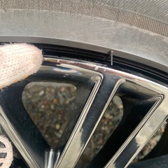 21クラウン純正スパッタリングアルミホイールタイヤ付き18インチの画像